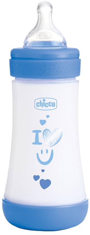 CHICCO BIBERON P5 240ML MED SILICONE BOY - Farmacia Bartoli