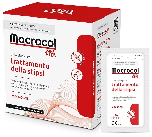 SANAVITA MACROCOL PLUS 20 BUSTINE DA 13,81 G - Farmacia Bartoli