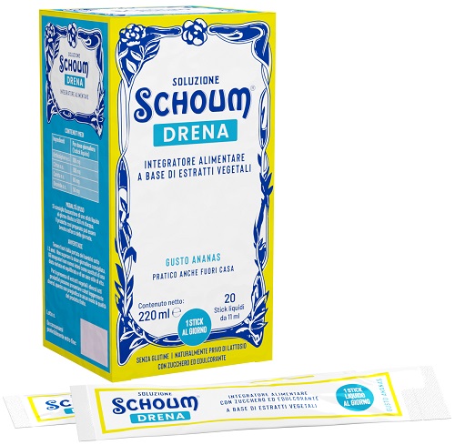 SOLUZIONE SCHOUM DRENA 20 STICK - Farmacia Bartoli