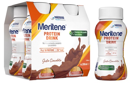 MERITENE DRINK CIOCCOLATO 4 PEZZI DA 200 ML - Farmacia Bartoli