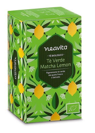 NEAVITA TISANA IN FILTRO TE' VERDE MATCHA AL LIMONE BIO - Farmacia Bartoli