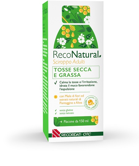 RECONATURAL SCIROPPO TOSSE ADULTI 150 ML - Farmacia Bartoli