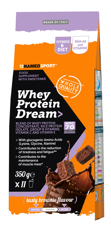 WHEY PROTEIN DREAM TASTY BROWNIE 350 G - Farmacia Bartoli