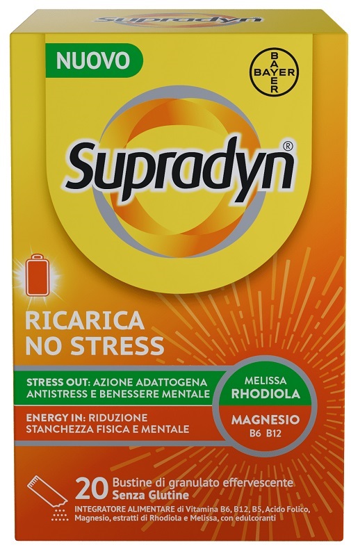 SUPRADYN RICARICA NO STRESS 20 BUSTINE - Farmacia Bartoli