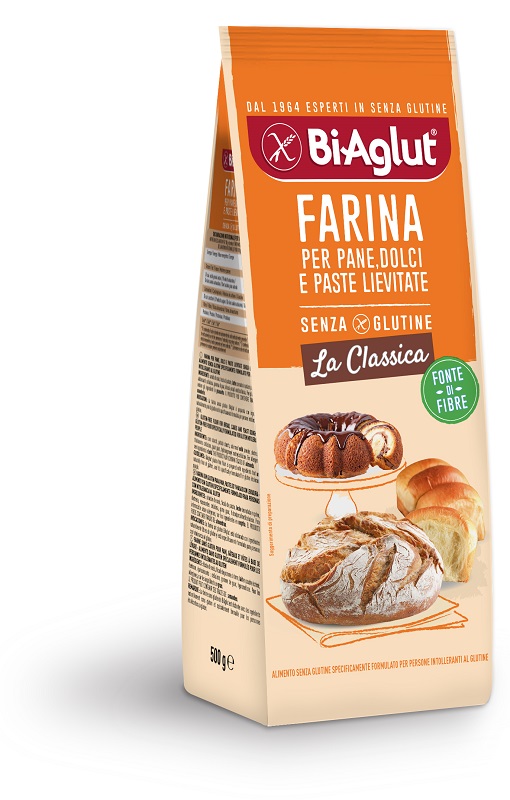 BIAGLUT FARINA SENZA GLUTINE CLASSICA 500 G - Farmacia Bartoli