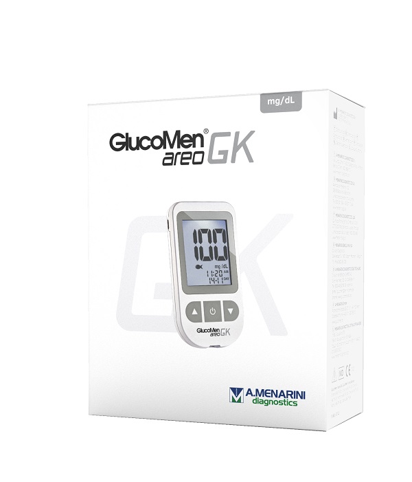 GLUCOMETRO GLUCOMEN AREO GK MG/DL METER SET SCMNO VRAC - Farmacia Bartoli