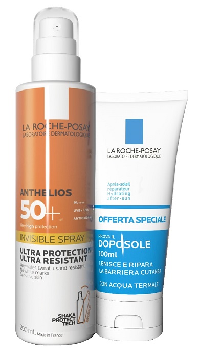 ANTHELIOS SPRAY SHAKA 200 ML + POSTHELIOS 100 ML - Farmacia Bartoli