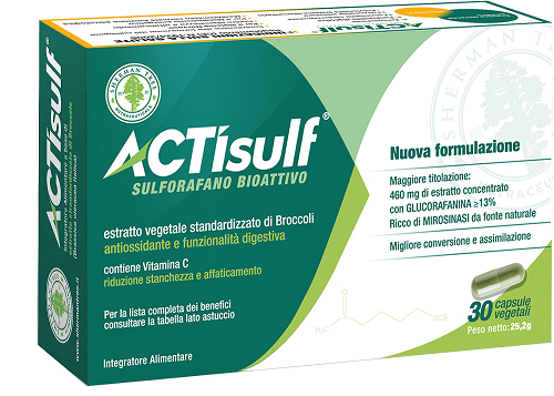 ACTISULF SULFORAFANO 30 CAPSULE VEGETALI - Farmacia Bartoli