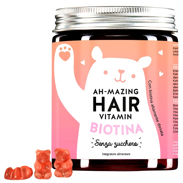 AH-MAZING HAIR VITAMINS MIT BIOTIN SUGARFREE 45 CARAMELLE GOMMOSE - Farmacia Bartoli