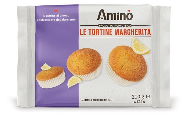 AMINO' LE TORTINE MARGHERITA 4 PEZZI X 52,5G - Farmacia Bartoli