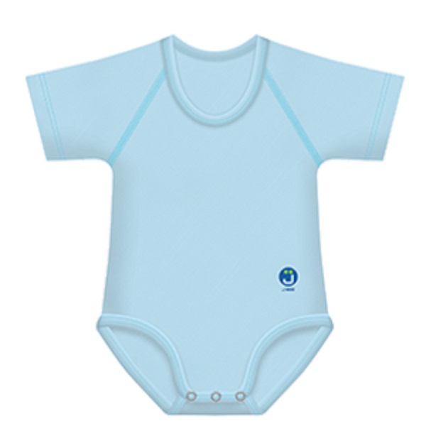 BODY 0-36M BIO COTTON 4SEASON AZZURRO PASTELLO - Farmacia Bartoli