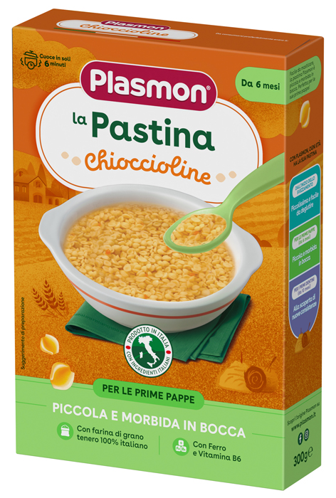PLASMON PASTA CHIOCCIOLINE 300 G - Farmacia Bartoli