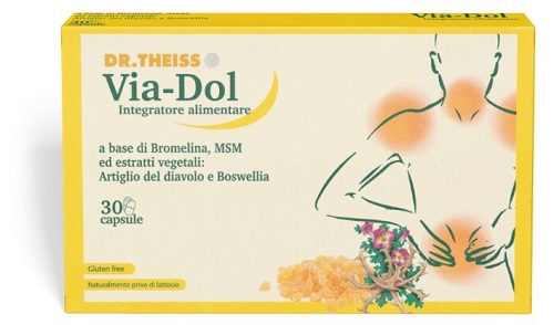 THEISS VIA-DOL ARTIGLIO DEL DIAVOLO E BOSWELLIA 30 CAPSULE - Farmacia Bartoli