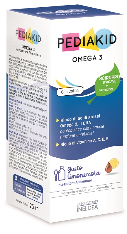 PEDIAKID OMEGA 3 125 ML - Farmacia Bartoli