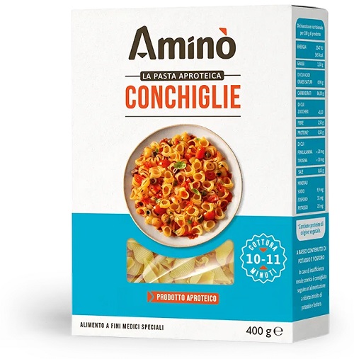 AMINO' CONCHIGLIE APROTEICHE 400 G - Farmacia Bartoli