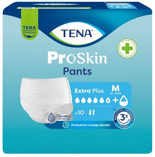 TENA PANTS EXTRA PLUS M 10 PEZZI - Farmacia Bartoli