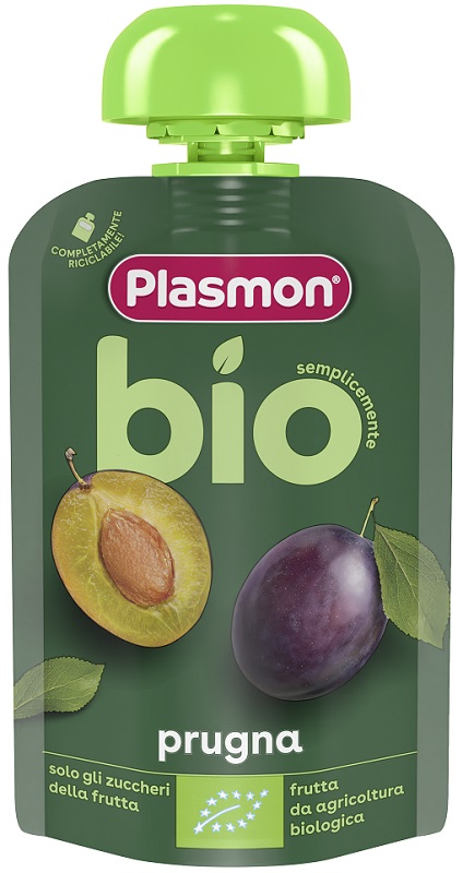 PLASMON PRUGNA BIO POUCHES 100 G - Farmacia Bartoli