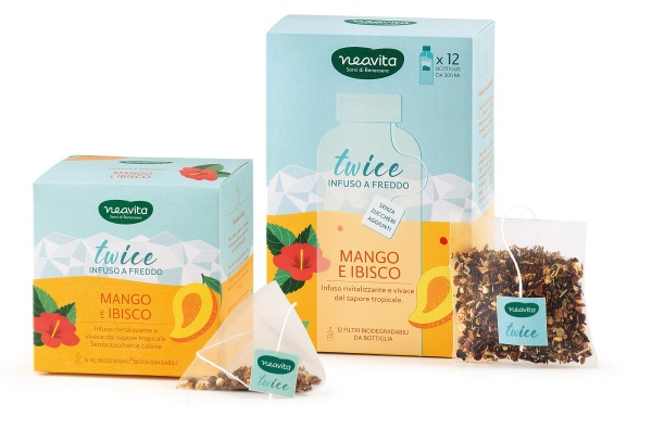 NEAVITA INFUSO TWICE MANGO/IBISCO MAXIFILTRO TO GO 12 PEZZI - Farmacia Bartoli
