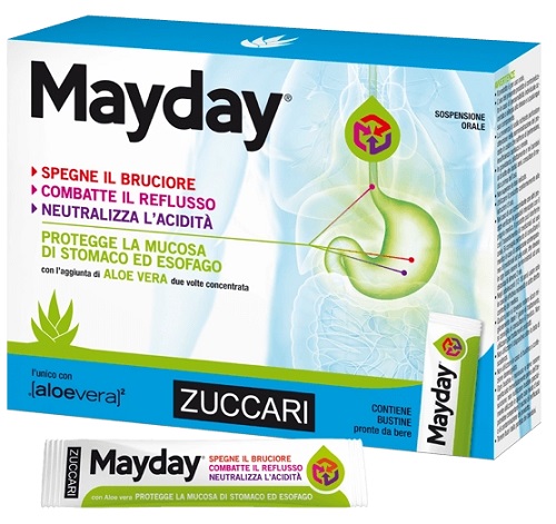MAYDAY SOSPENSIONE PER USO ORALE ALLA MENTA 12 BUSTINE 10 ML - Farmacia Bartoli