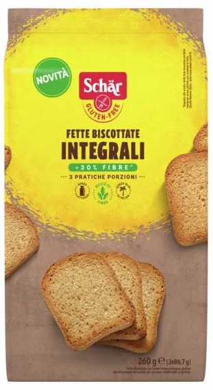 SCHAR FETTE BISCOTTATE INTEGRALI 260 G - Farmacia Bartoli