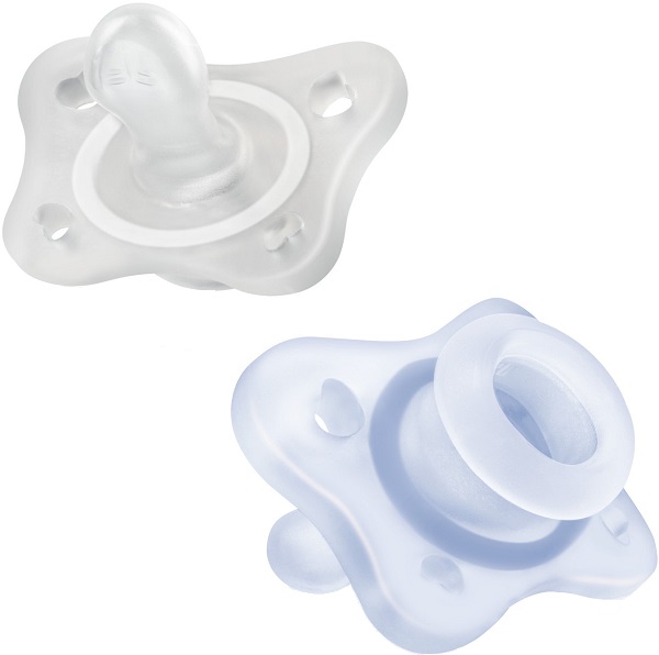 CHICCO GOMMOTTO MINI AZZURRO 0-2M 2 PEZZI - Farmacia Bartoli