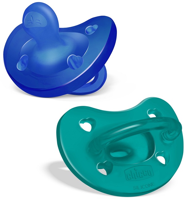 CHICCO GOMMOTTO SILICONE AZZURRO 6-16 MESI 2 PEZZI - Farmacia Bartoli