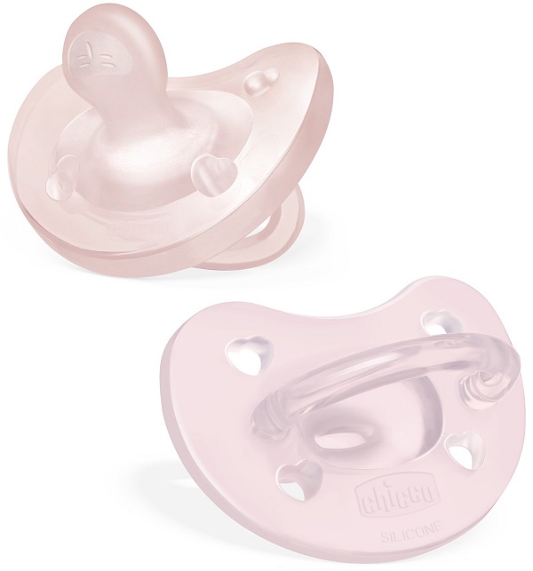 CHICCO GOMMOTTO SILICONE ROSA 2-6 MESI 2 PEZZI - Farmacia Bartoli