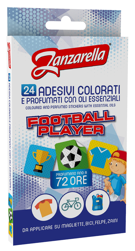 ZANZARELLA STICKER FOOTBALL PLAYER 24 PEZZI - Farmacia Bartoli