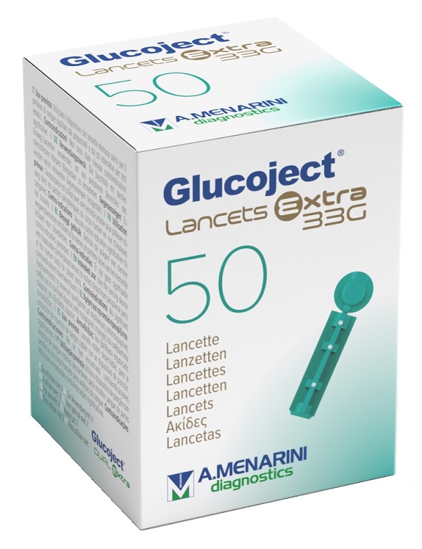 LANCETTA PUNGIDITO GLUCOJECT EXTRA GAUGE 33 50 PEZZI - Farmacia Bartoli