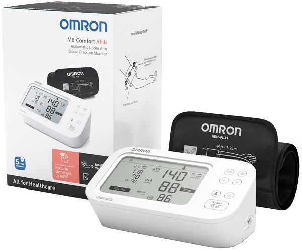SFIGMOMANOMETRO DA BRACCIO OMRON M6 COMFORT AFIB - Farmacia Bartoli
