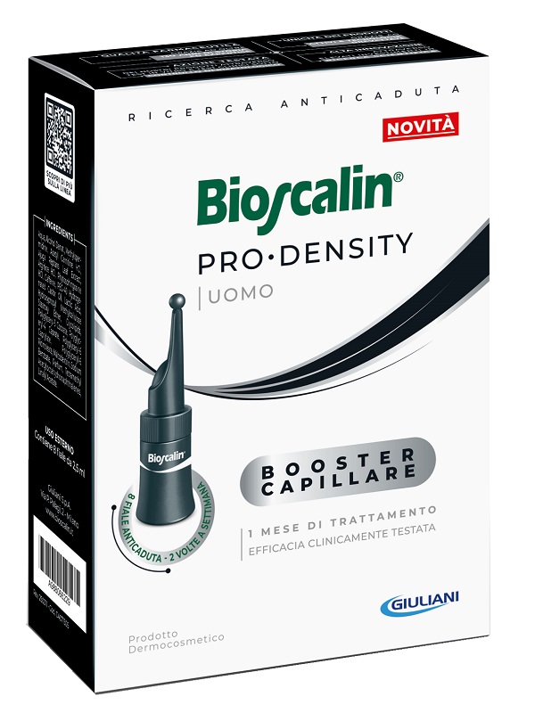BIOSCALIN PRO DENSITY UOMO BOOSTER CAPILLARE 8 FIALE X 2,5ML - Farmacia Bartoli