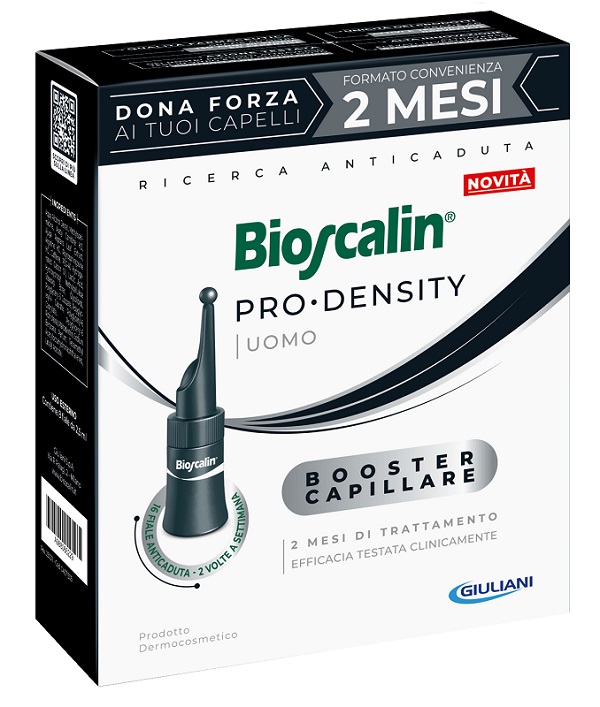BIOSCALIN PRO DENSITY UOMO BOOSTER CAPILLARE 16 FIALE X 2,5ML - Farmacia Bartoli
