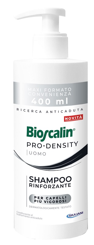BIOSCALIN PRO DENSITY UOMO SHAMPOO RINFORZANTE 400 ML - Farmacia Bartoli