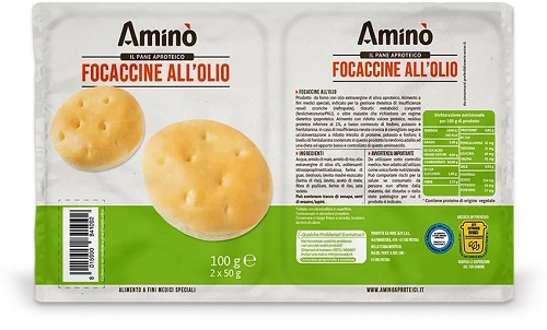 AMINO' FOCACCINE OLIO 100 G - Farmacia Bartoli