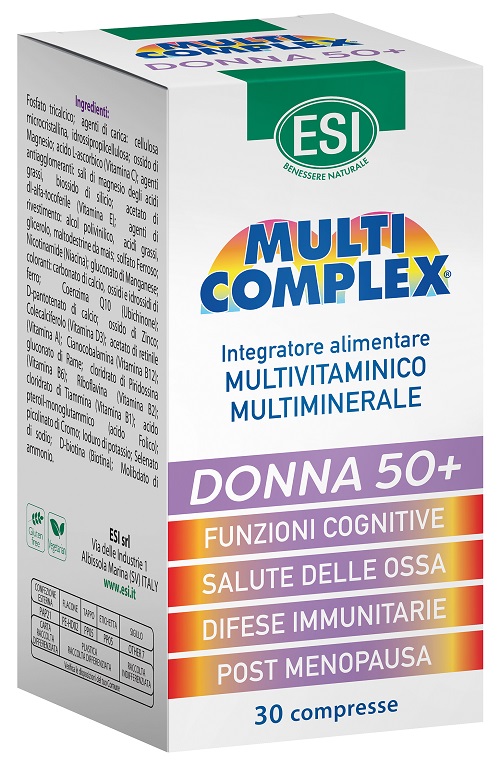 ESI MULTICOMPLEX DONNA 50+ 30 COMPRESSE - Farmacia Bartoli