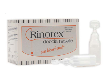 RINOREX DOCCIA AEROSOL BICARBONATO 15 FIALE 5 ML - Farmacia Bartoli