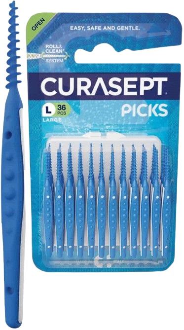CURASEPT PICKS LARGE 36 PEZZI - Farmacia Bartoli
