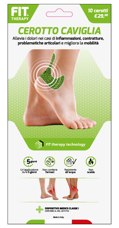 FIT THERAPY CEROTTO CAVIGLIA 10 PEZZI - Farmacia Bartoli