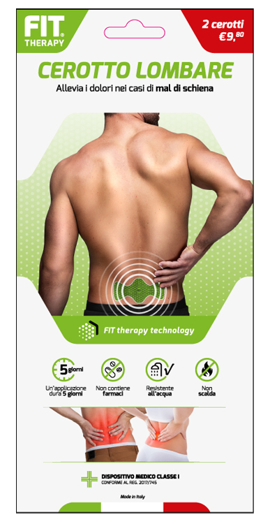 FIT THERAPY CEROTTO LOMBARE 2 PEZZI - Farmacia Bartoli