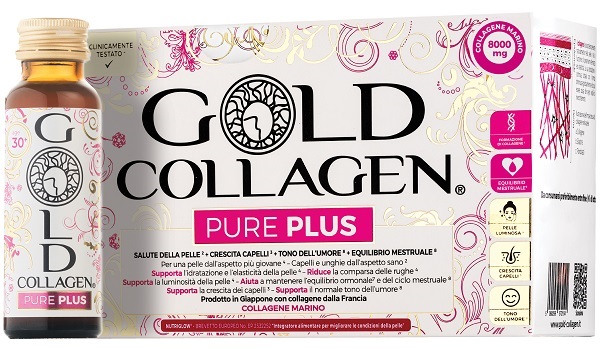 GOLD COLLAGEN PURE PLUS 10 FLACONCINI DA 50 ML - Farmacia Bartoli
