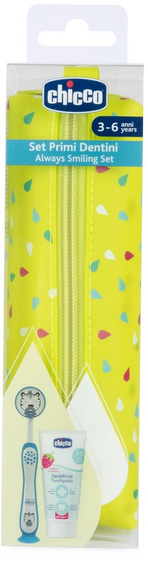 CHICCO SET DENTALE 3-6 YEARS AZZURRO - Farmacia Bartoli