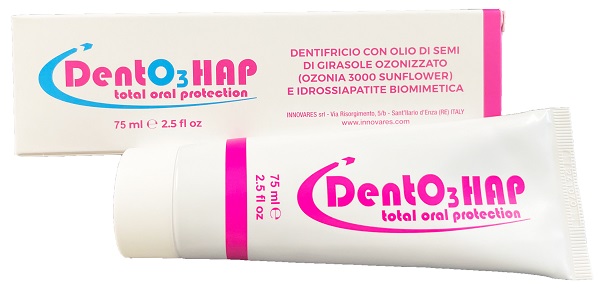 DENTO3 HAP DENTIFRICIO OZONO E IDROSSIAPATITE 75 ML - Farmacia Bartoli