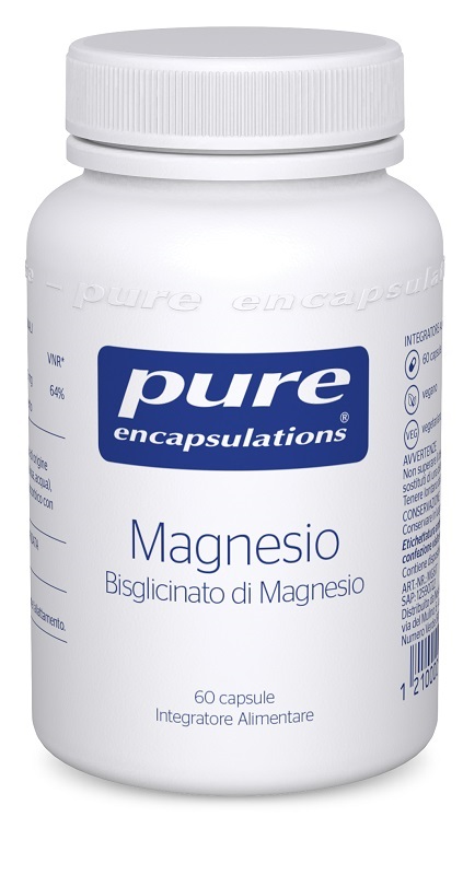 PURE ENCAPSULATIONS MAGNESIO BISGLICINATO 60 CAPSULE - Farmacia Bartoli
