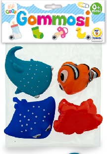 GOMMOSI PAPERELLE COLORATI ASSORTITI 4 PEZZI - Farmacia Bartoli