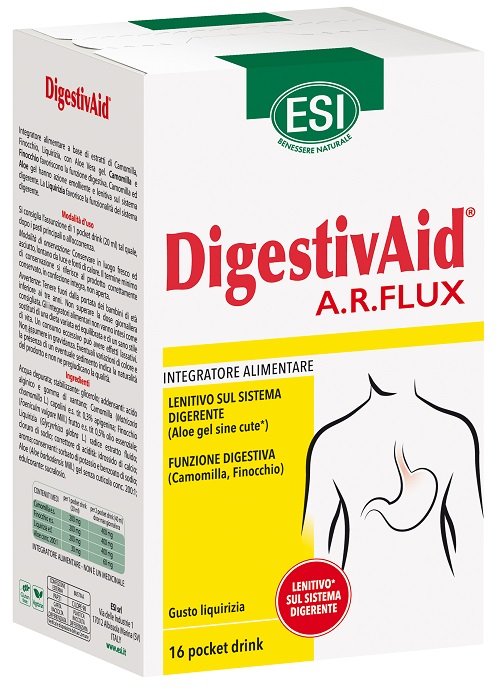 ESI DIGESTIVAID AR FLUX 16 POCKET DRINK - Farmacia Bartoli