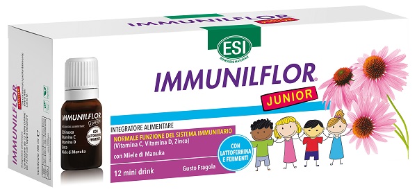 ESI IMMUNILFLOR MINI DRINK JUNIOR 12 MINI DRINK - Farmacia Bartoli
