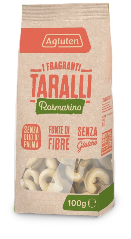 AGLUTEN TARALLI ROSMARINO 100 G - Farmacia Bartoli