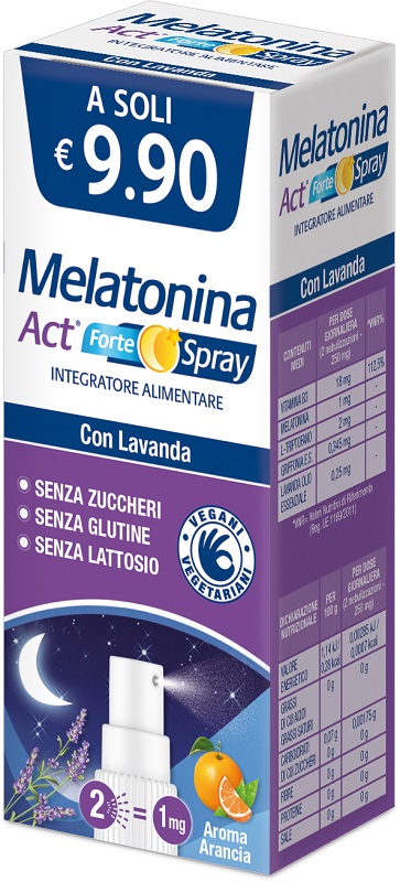 MELATONINA ACT FORTE SPRAY 15 ML - Farmacia Bartoli