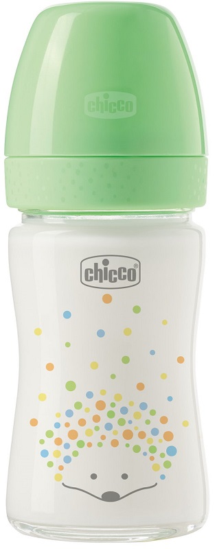 CHICCO BIBERON PERFECT GLASS UNISEX SILICONE DA 150 ML - Farmacia Bartoli