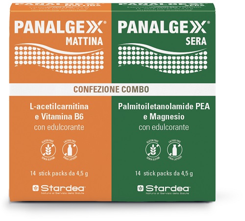 PANALGEXX MATTINA 14 STICKPACK + PANALGEXX SERA 14 STICKPACK CONFEZIONE COMBO - Farmacia Bartoli
